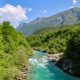 Looking over the soca river from the bridge